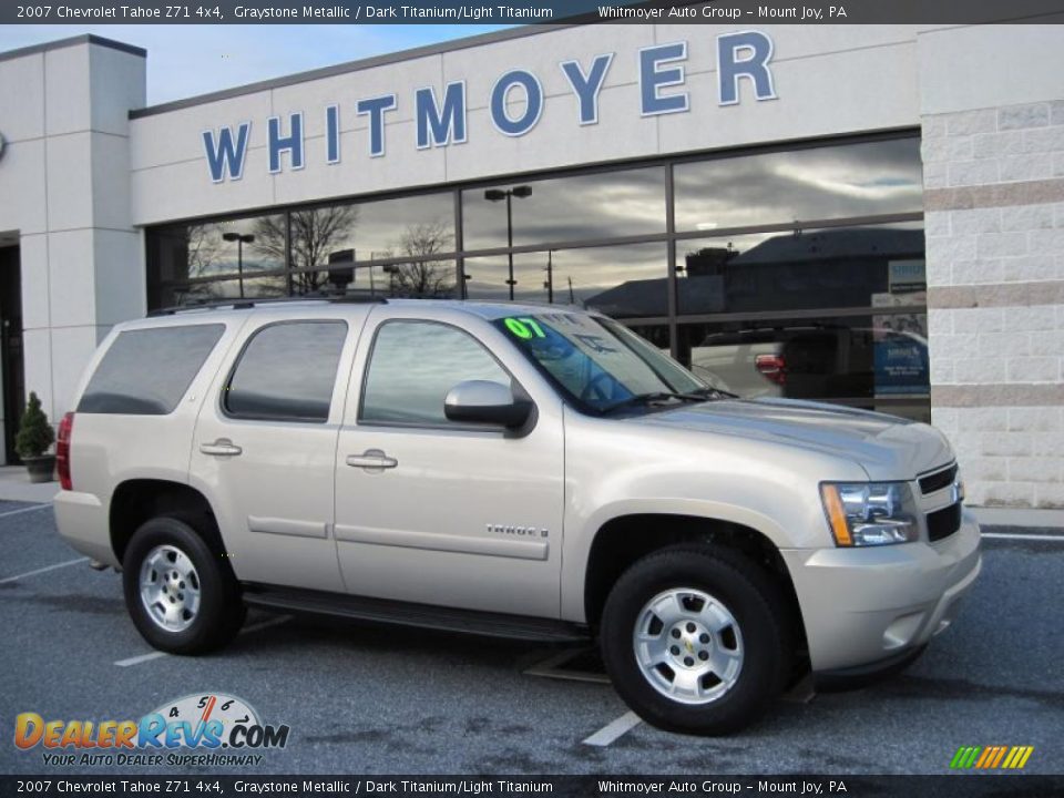 2007 Chevrolet Tahoe Z71 4x4 Graystone Metallic / Dark Titanium/Light Titanium Photo #1