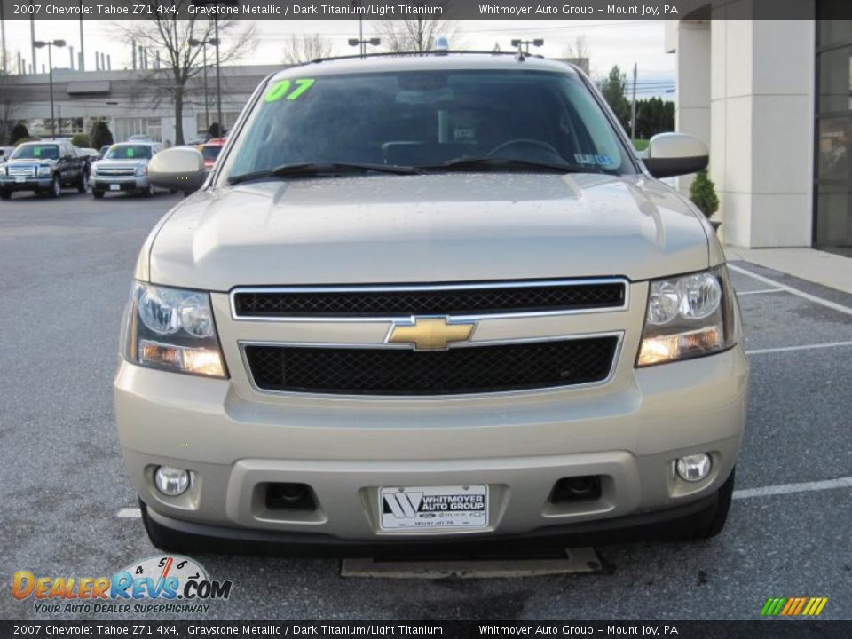 2007 Chevrolet Tahoe Z71 4x4 Graystone Metallic / Dark Titanium/Light Titanium Photo #2