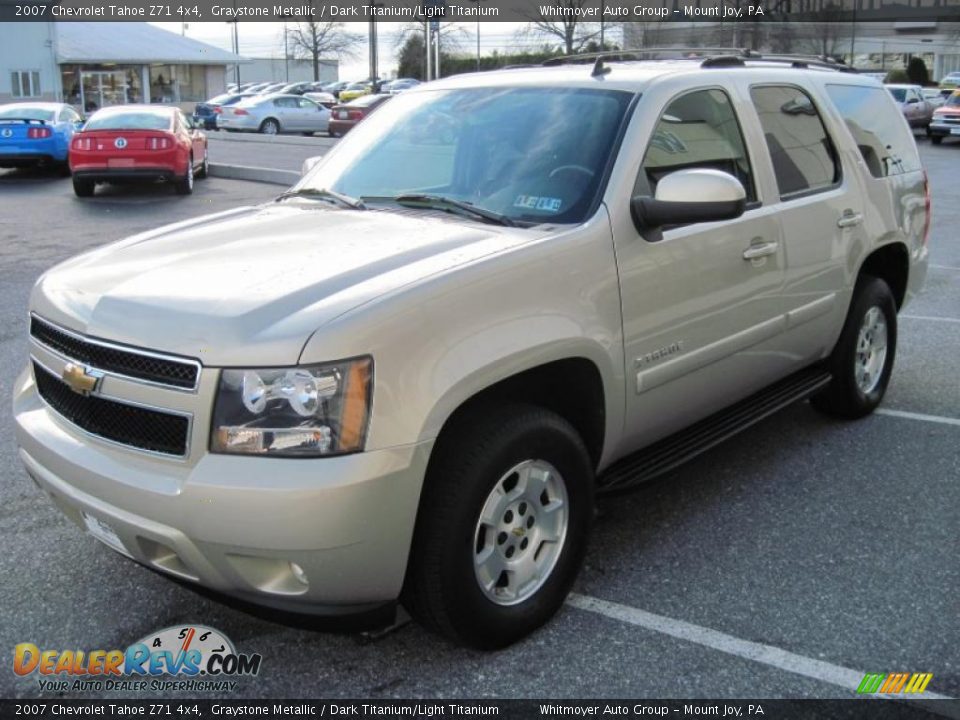 2007 Chevrolet Tahoe Z71 4x4 Graystone Metallic / Dark Titanium/Light Titanium Photo #3