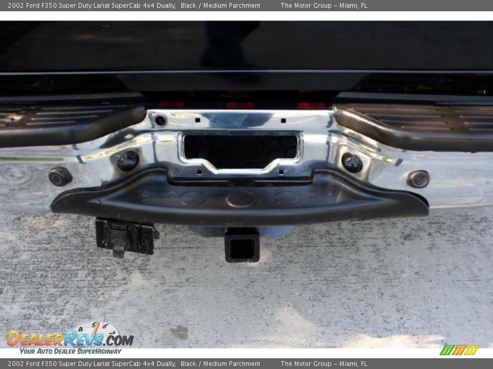 2002 Ford F350 Super Duty Lariat SuperCab 4x4 Dually Black / Medium Parchment Photo #19