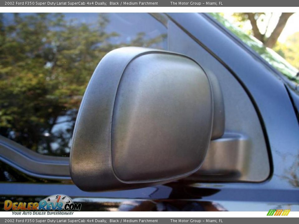 2002 Ford F350 Super Duty Lariat SuperCab 4x4 Dually Black / Medium Parchment Photo #21