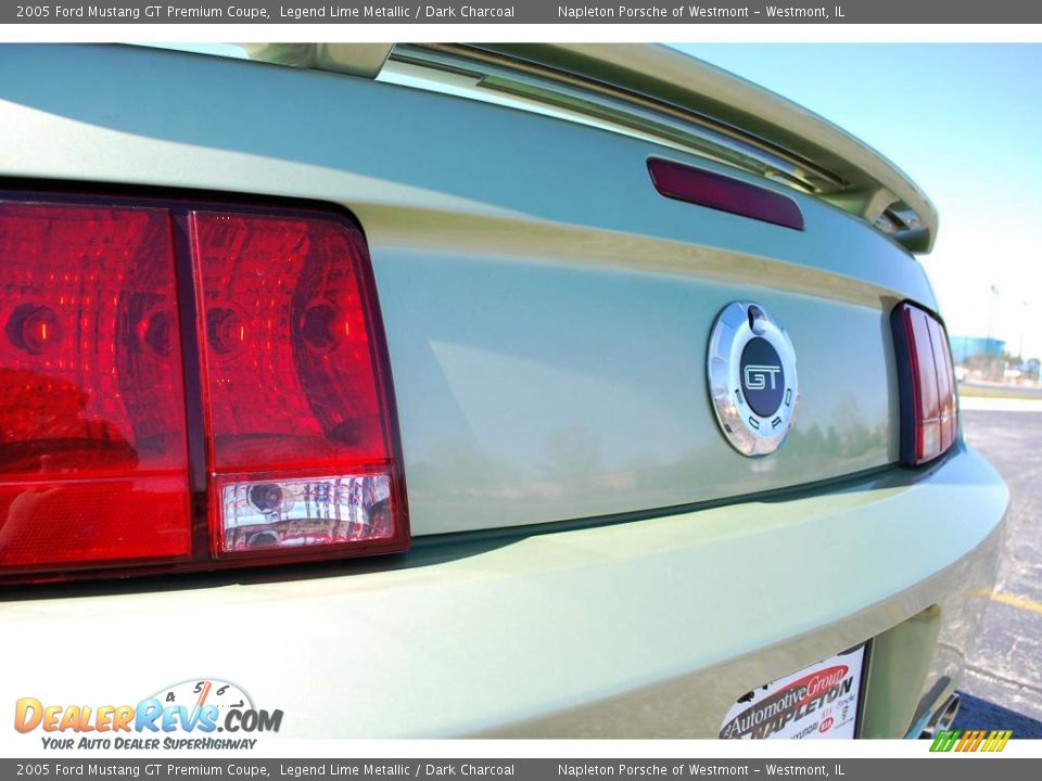 2005 Ford Mustang GT Premium Coupe Legend Lime Metallic / Dark Charcoal Photo #8