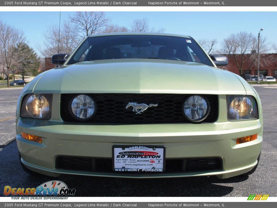 2005 Ford Mustang GT Premium Coupe Legend Lime Metallic / Dark Charcoal Photo #16