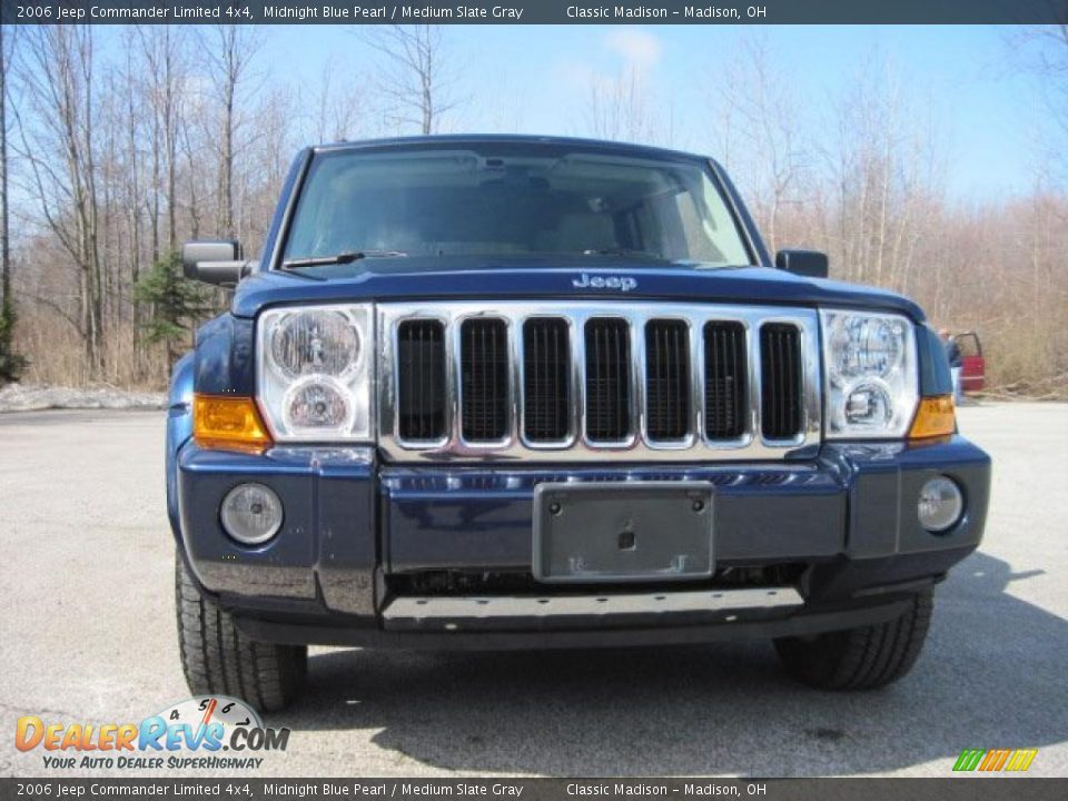 2006 Jeep Commander Limited 4x4 Midnight Blue Pearl / Medium Slate Gray Photo #2