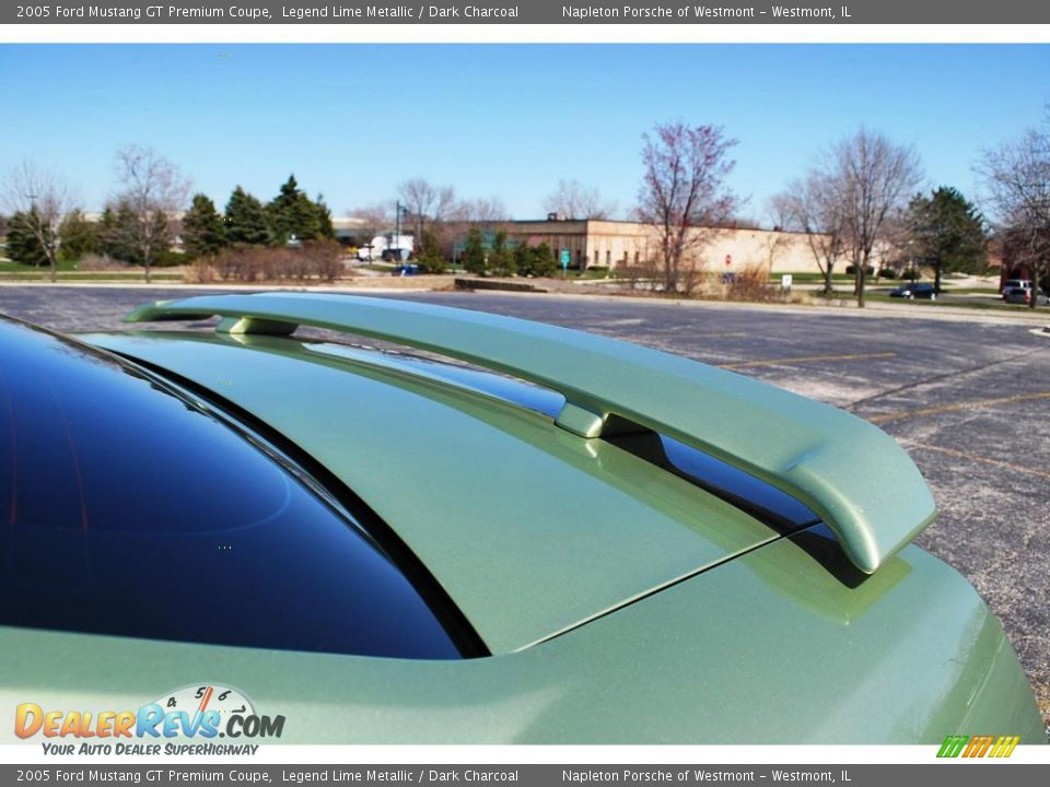 2005 Ford Mustang GT Premium Coupe Legend Lime Metallic / Dark Charcoal Photo #19