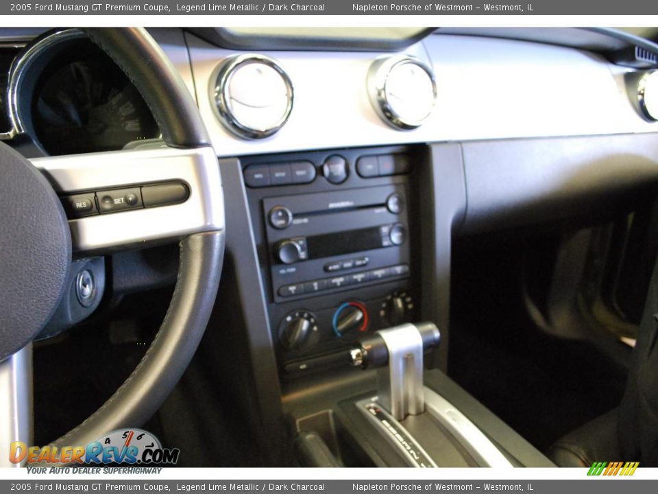 2005 Ford Mustang GT Premium Coupe Legend Lime Metallic / Dark Charcoal Photo #29