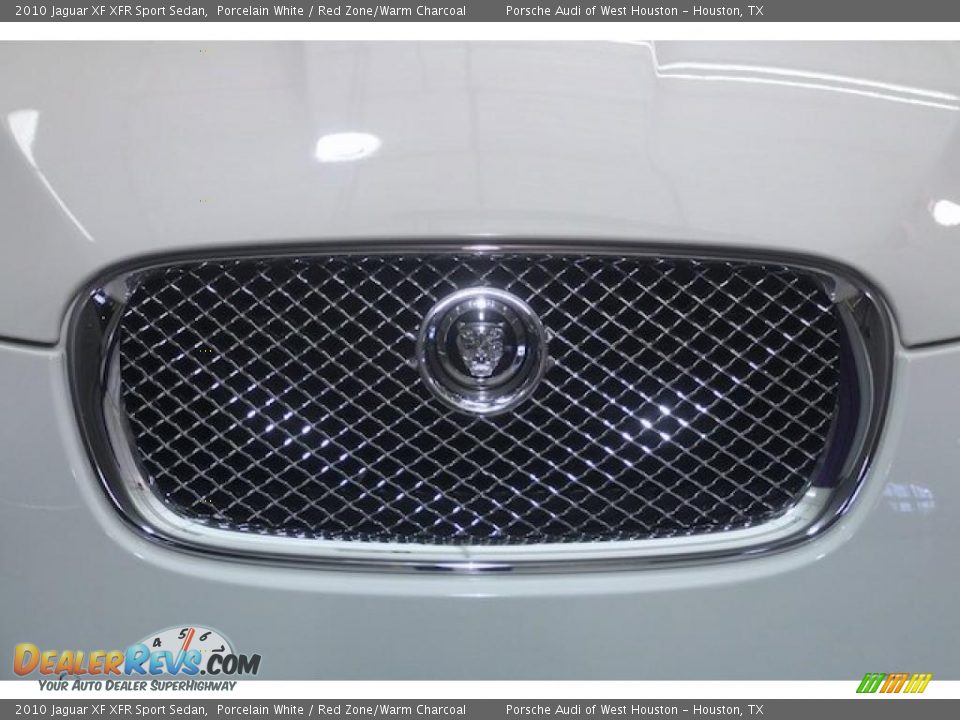 2010 Jaguar XF XFR Sport Sedan Porcelain White / Red Zone/Warm Charcoal Photo #10