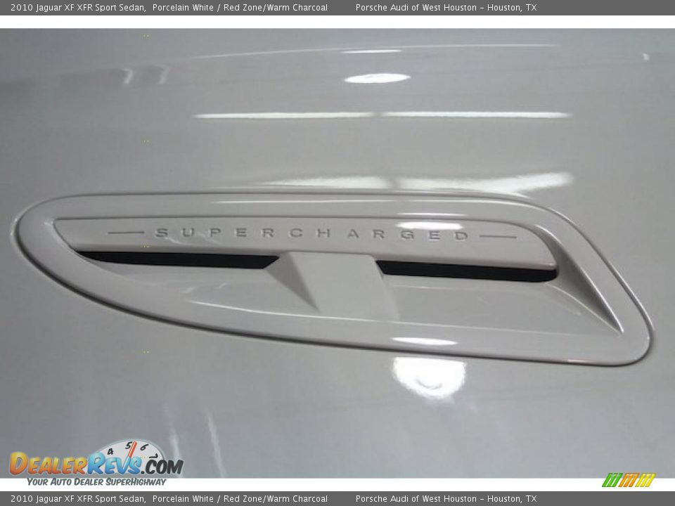 2010 Jaguar XF XFR Sport Sedan Porcelain White / Red Zone/Warm Charcoal Photo #12