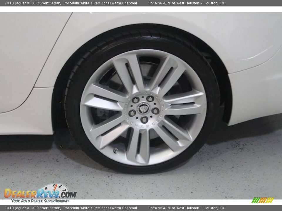 2010 Jaguar XF XFR Sport Sedan Porcelain White / Red Zone/Warm Charcoal Photo #13