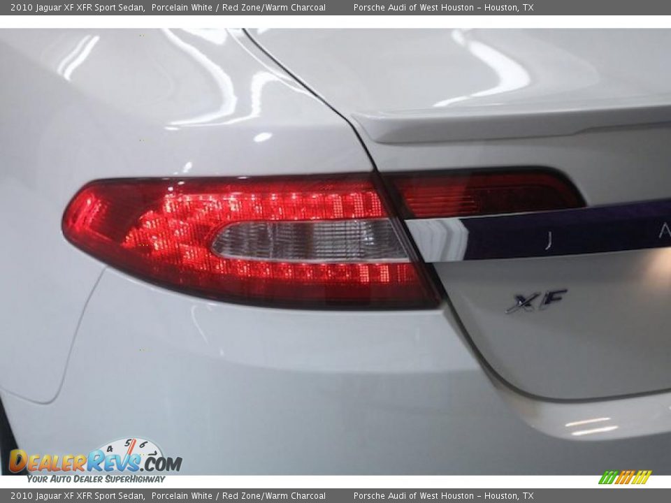 2010 Jaguar XF XFR Sport Sedan Porcelain White / Red Zone/Warm Charcoal Photo #15