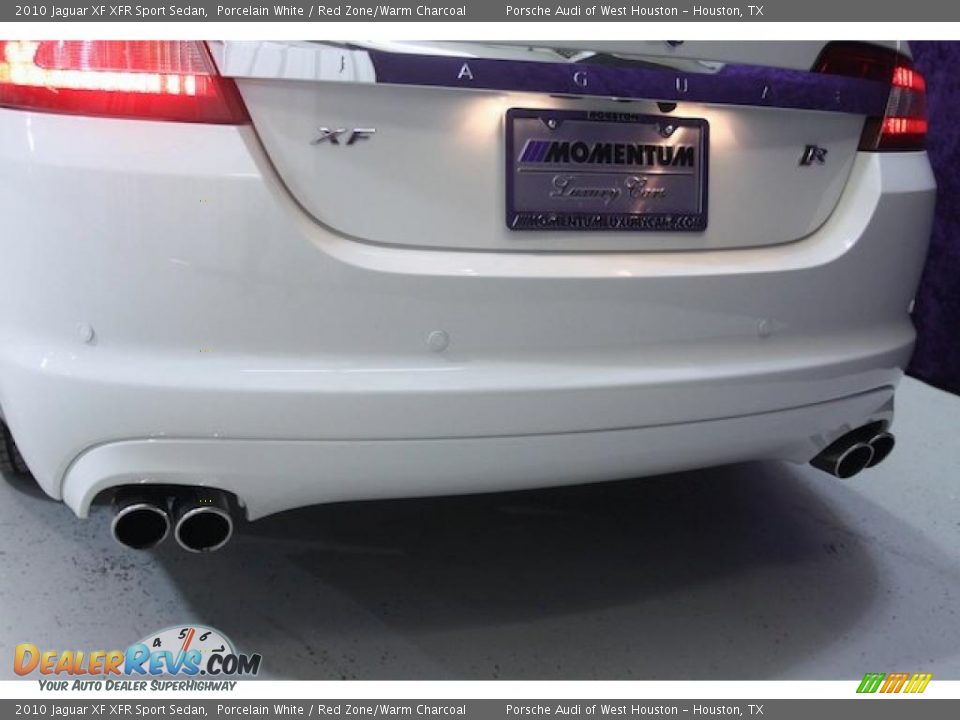 2010 Jaguar XF XFR Sport Sedan Porcelain White / Red Zone/Warm Charcoal Photo #16