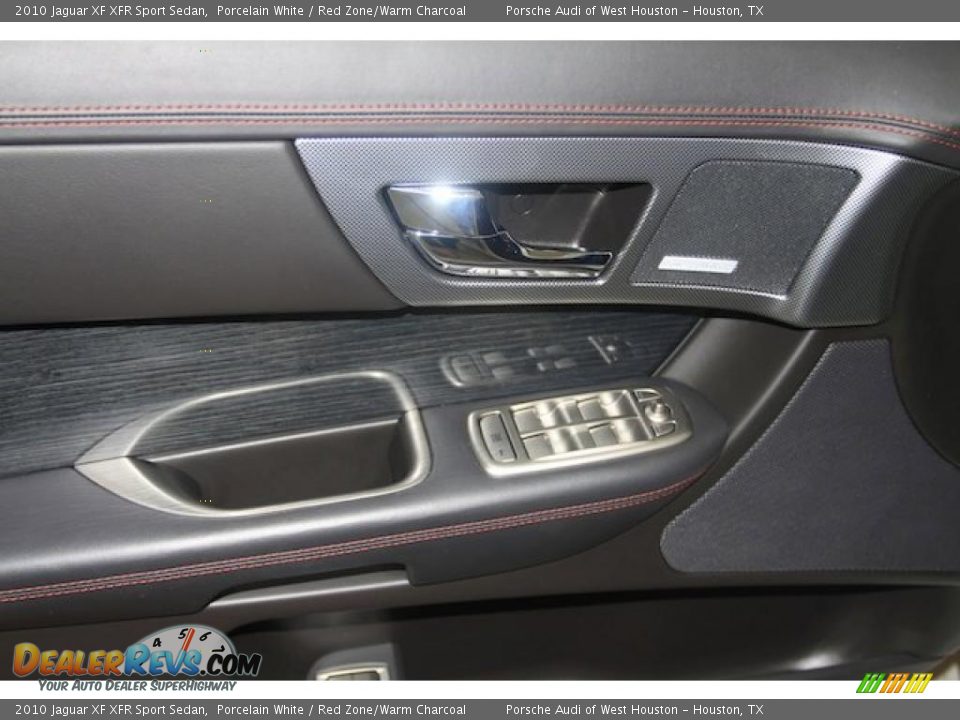 2010 Jaguar XF XFR Sport Sedan Porcelain White / Red Zone/Warm Charcoal Photo #19