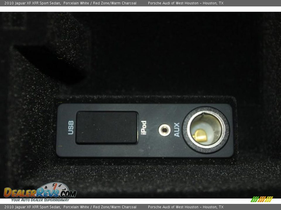 2010 Jaguar XF XFR Sport Sedan Porcelain White / Red Zone/Warm Charcoal Photo #33