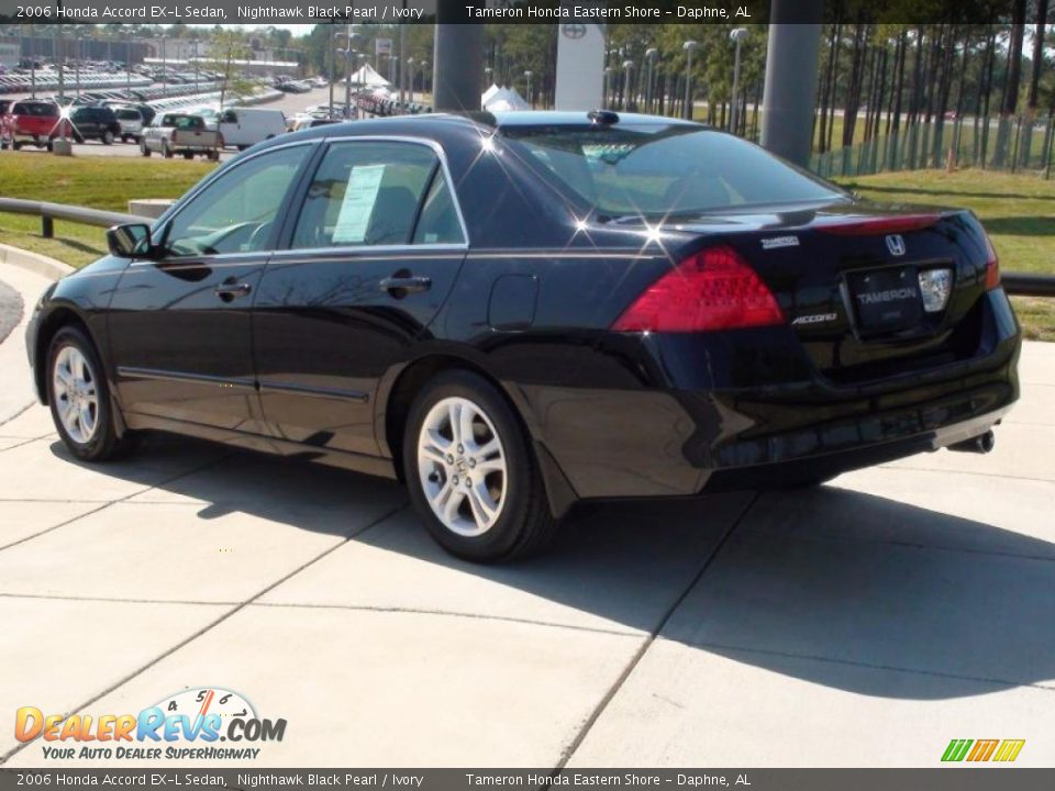 2006 Honda Accord EX-L Sedan Nighthawk Black Pearl / Ivory Photo #13