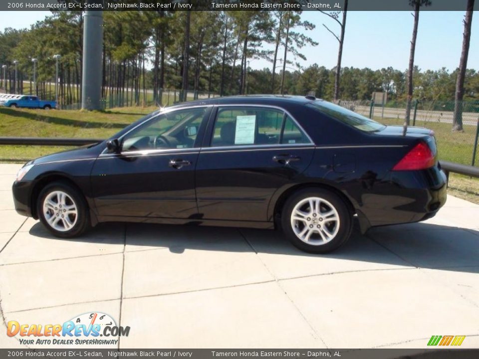 2006 Honda Accord EX-L Sedan Nighthawk Black Pearl / Ivory Photo #14