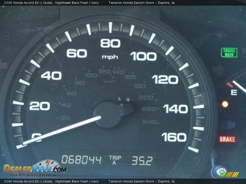 2006 Honda Accord EX-L Sedan Nighthawk Black Pearl / Ivory Photo #22