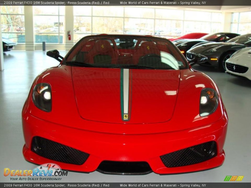 2009 Ferrari F430 16M Scuderia Spider Rosso Scuderia (Red) / Red Photo #2