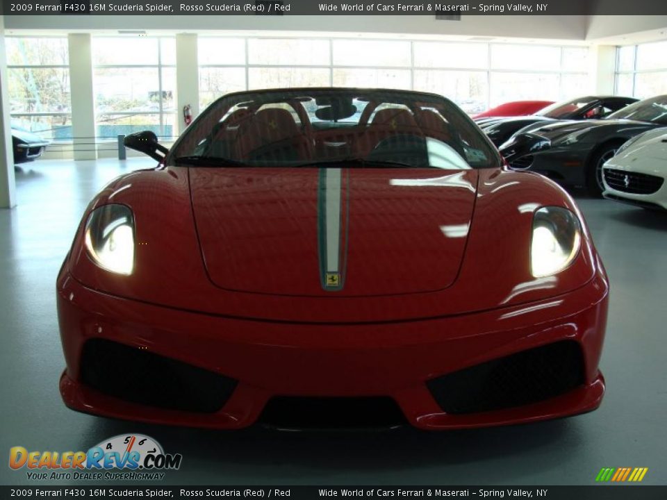 2009 Ferrari F430 16M Scuderia Spider Rosso Scuderia (Red) / Red Photo #4