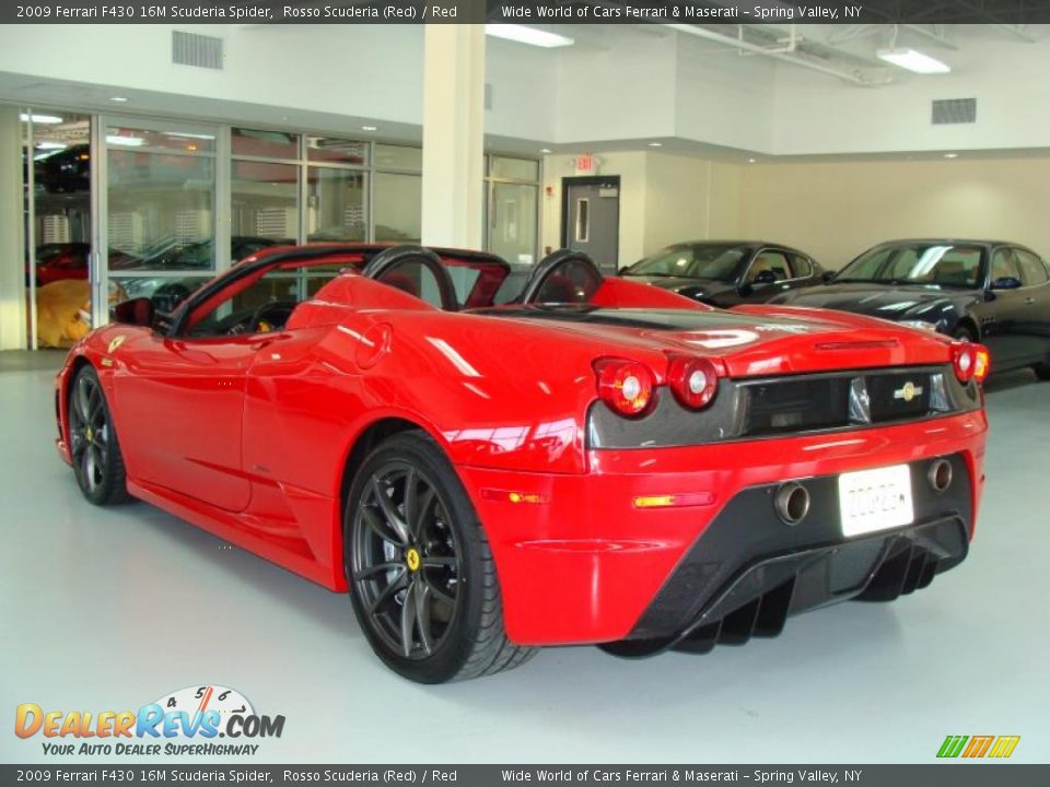2009 Ferrari F430 16M Scuderia Spider Rosso Scuderia (Red) / Red Photo #8