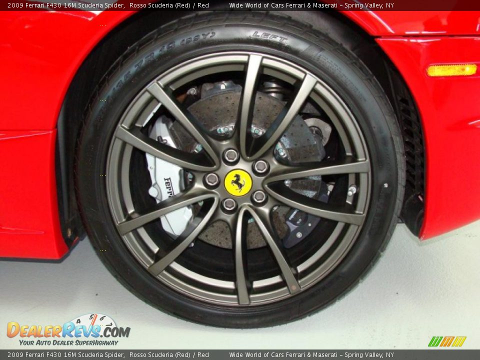 2009 Ferrari F430 16M Scuderia Spider Rosso Scuderia (Red) / Red Photo #9