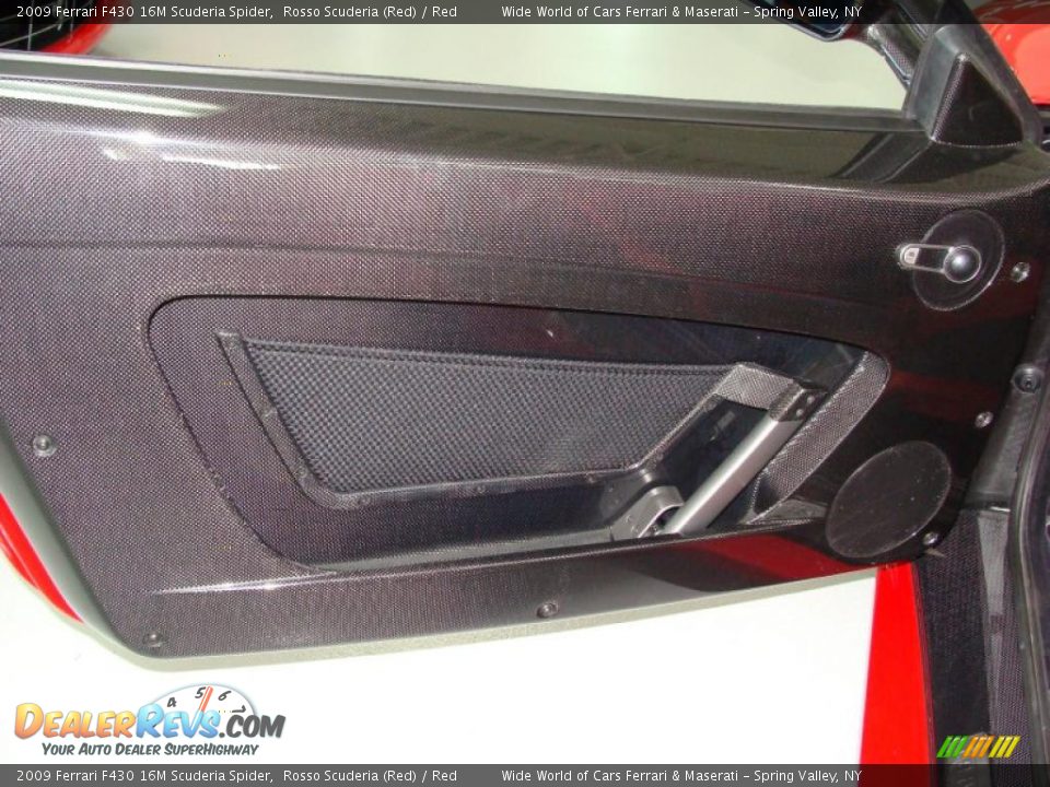 2009 Ferrari F430 16M Scuderia Spider Rosso Scuderia (Red) / Red Photo #10