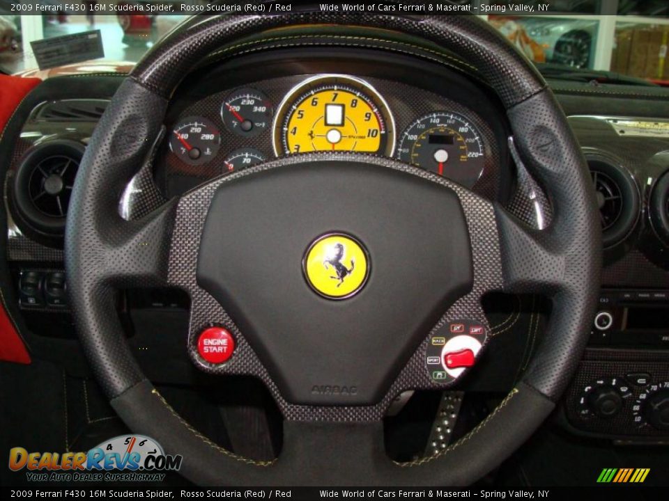 2009 Ferrari F430 16M Scuderia Spider Rosso Scuderia (Red) / Red Photo #18