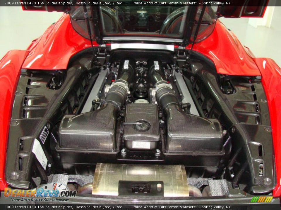 2009 Ferrari F430 16M Scuderia Spider Rosso Scuderia (Red) / Red Photo #20