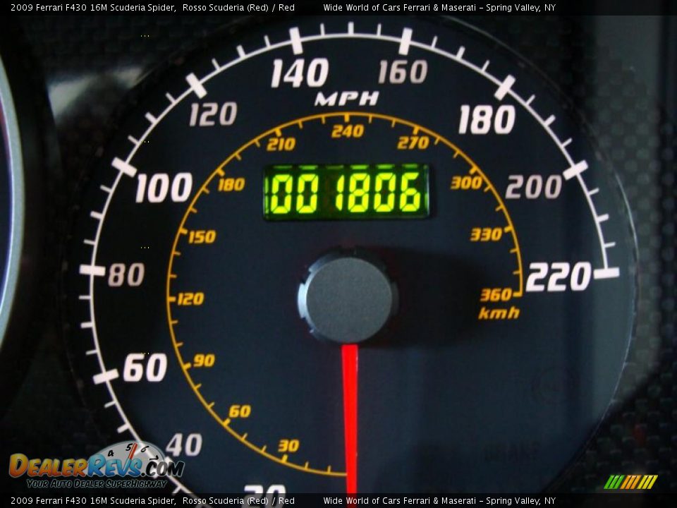 2009 Ferrari F430 16M Scuderia Spider Rosso Scuderia (Red) / Red Photo #21