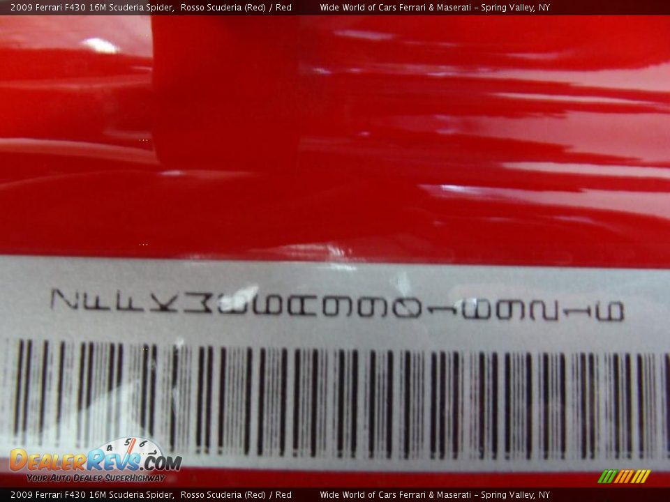2009 Ferrari F430 16M Scuderia Spider Rosso Scuderia (Red) / Red Photo #22