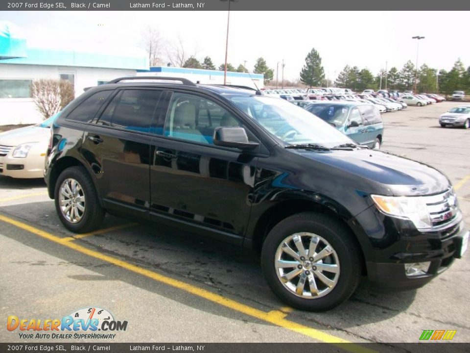 2007 Ford Edge SEL Black / Camel Photo #1