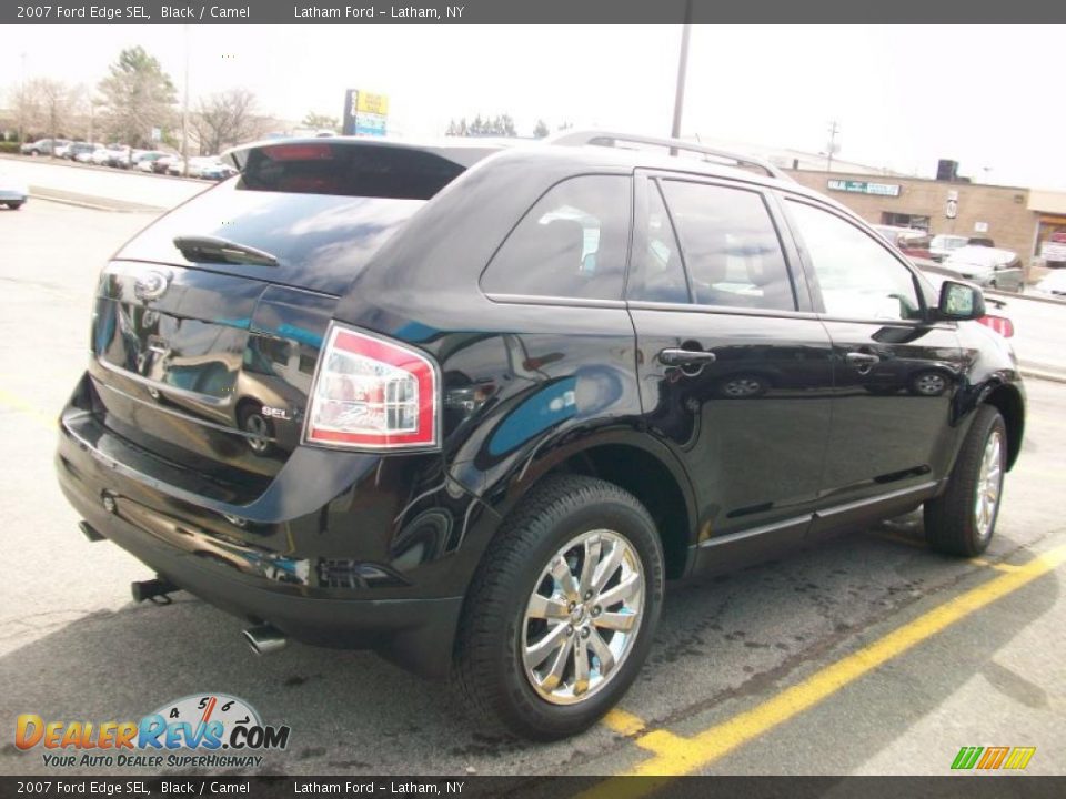 2007 Ford Edge SEL Black / Camel Photo #2