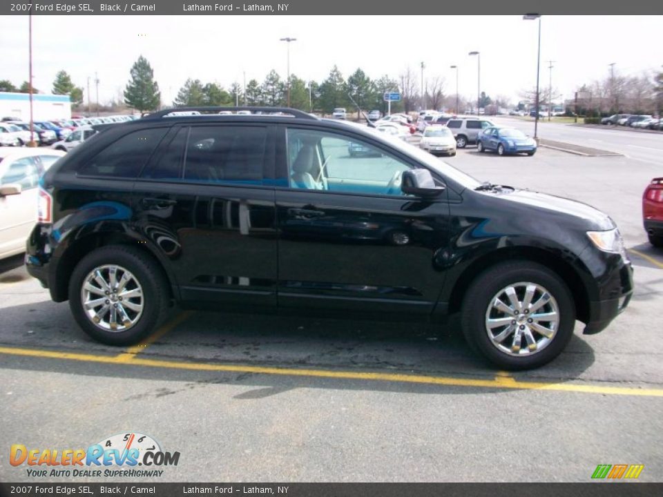 2007 Ford Edge SEL Black / Camel Photo #3