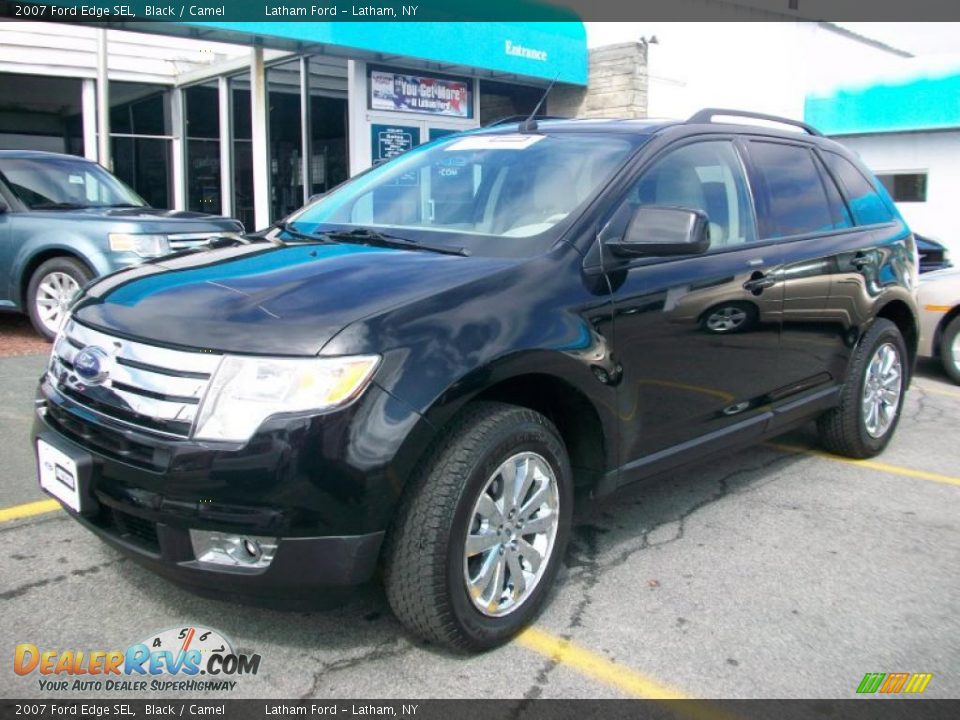 2007 Ford Edge SEL Black / Camel Photo #4