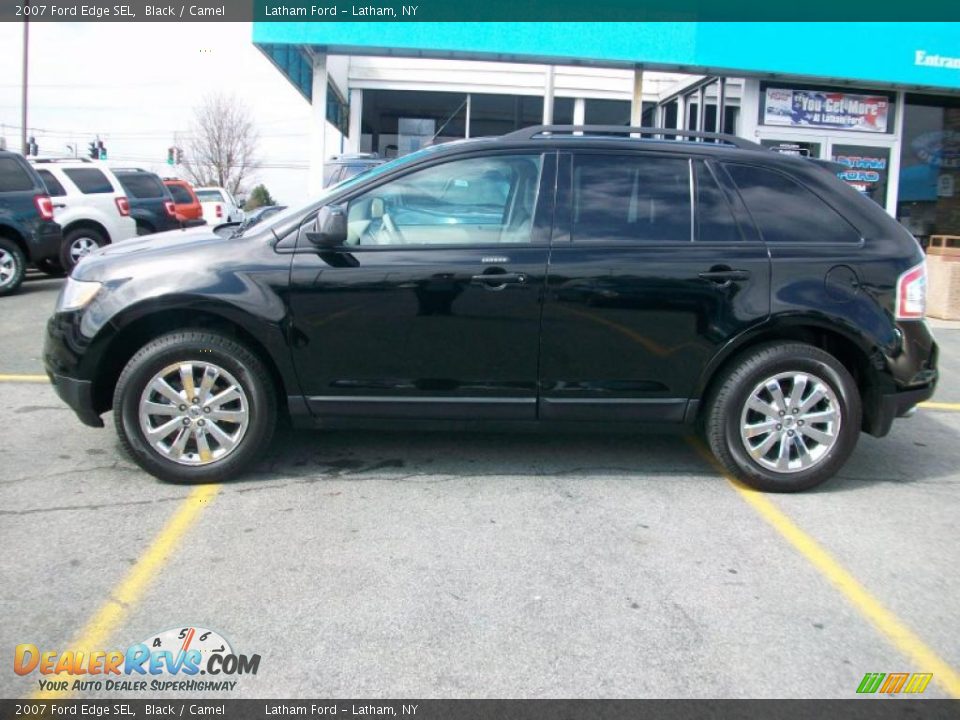 2007 Ford Edge SEL Black / Camel Photo #5