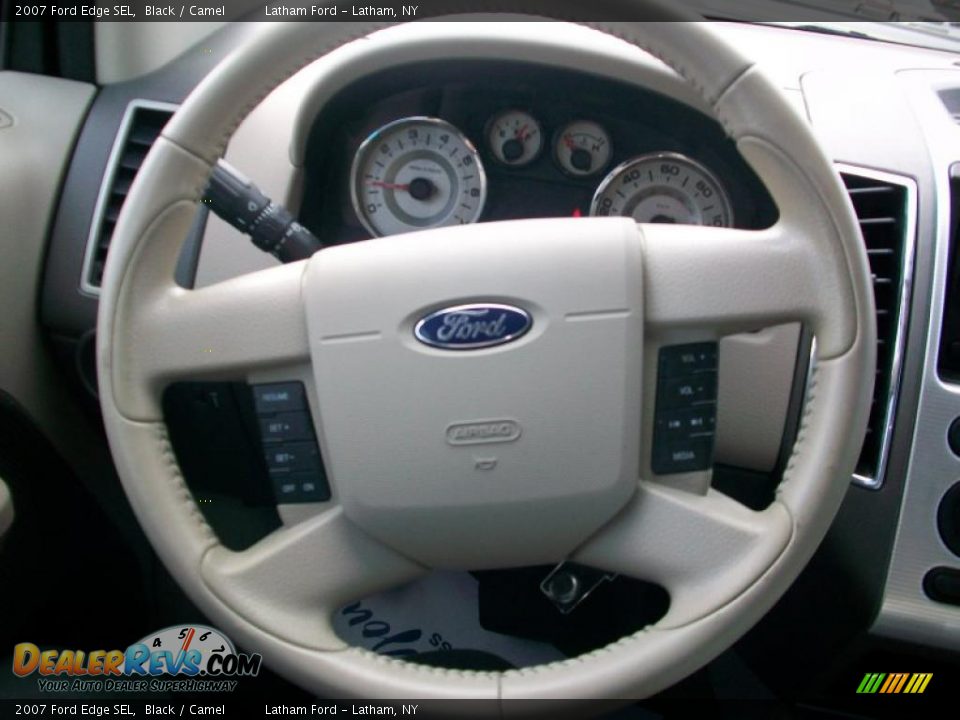 2007 Ford Edge SEL Black / Camel Photo #9