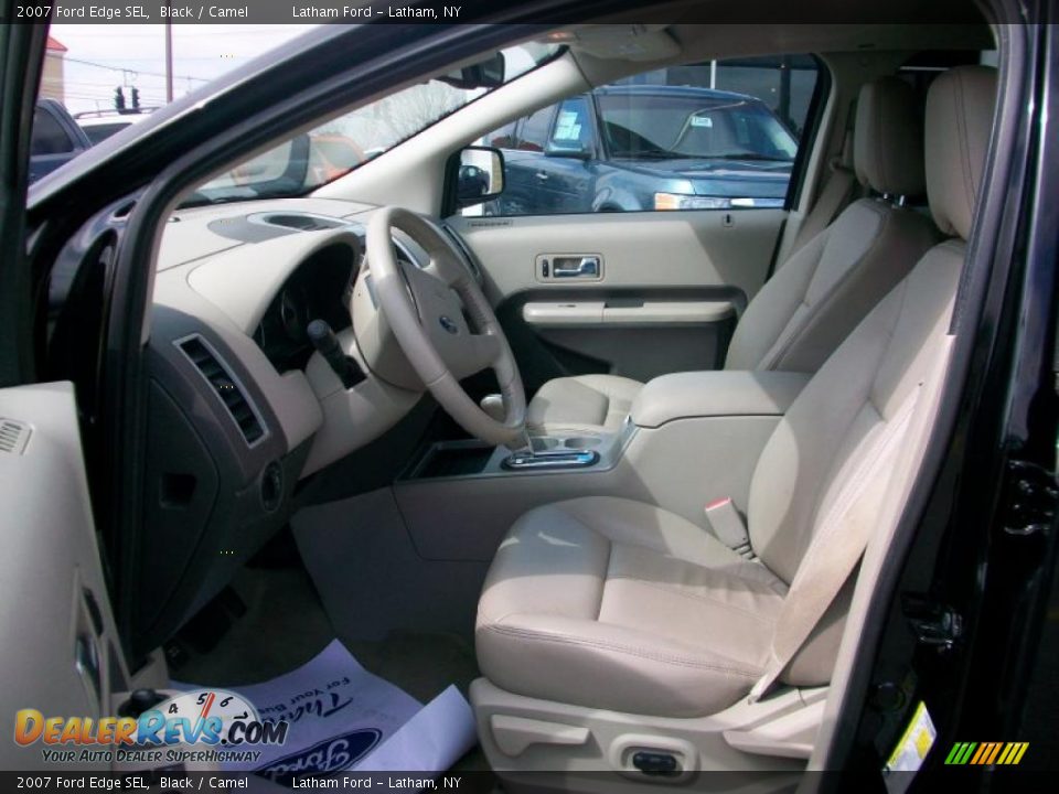 2007 Ford Edge SEL Black / Camel Photo #10