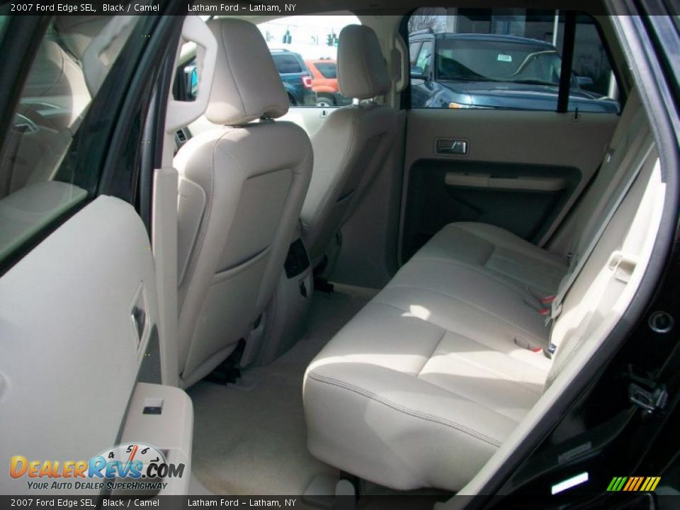 2007 Ford Edge SEL Black / Camel Photo #11