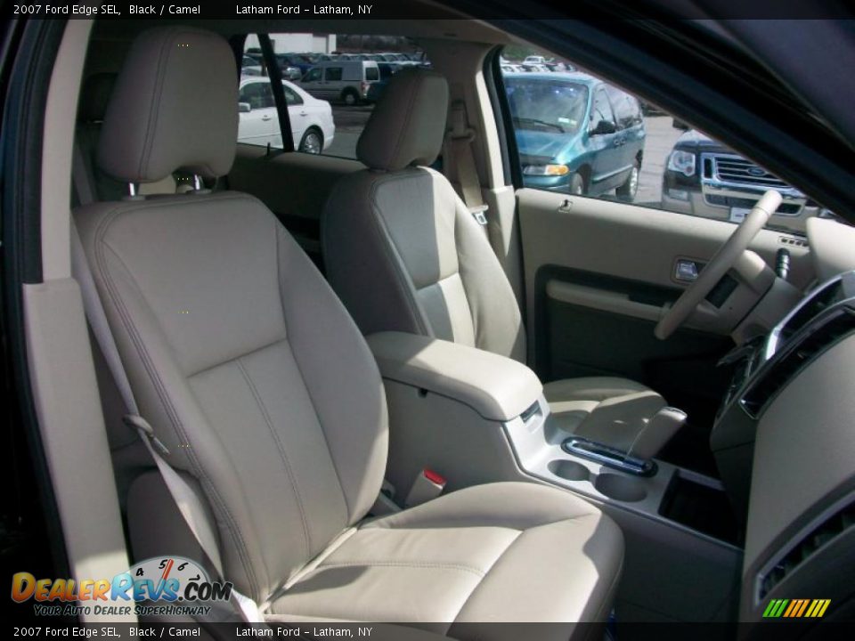 2007 Ford Edge SEL Black / Camel Photo #13