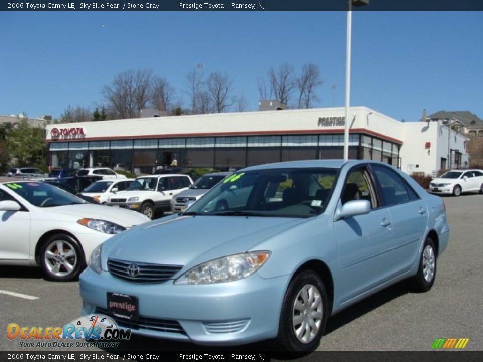 2006 Toyota Camry LE Sky Blue Pearl / Stone Gray Photo #1