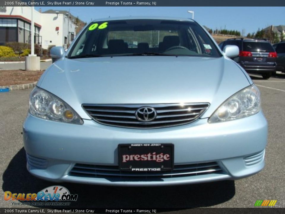2006 Toyota Camry LE Sky Blue Pearl / Stone Gray Photo #2