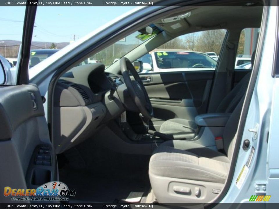 2006 Toyota Camry LE Sky Blue Pearl / Stone Gray Photo #7
