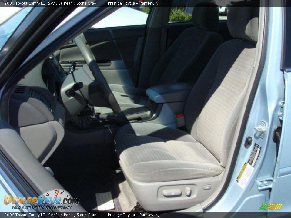 2006 Toyota Camry LE Sky Blue Pearl / Stone Gray Photo #8