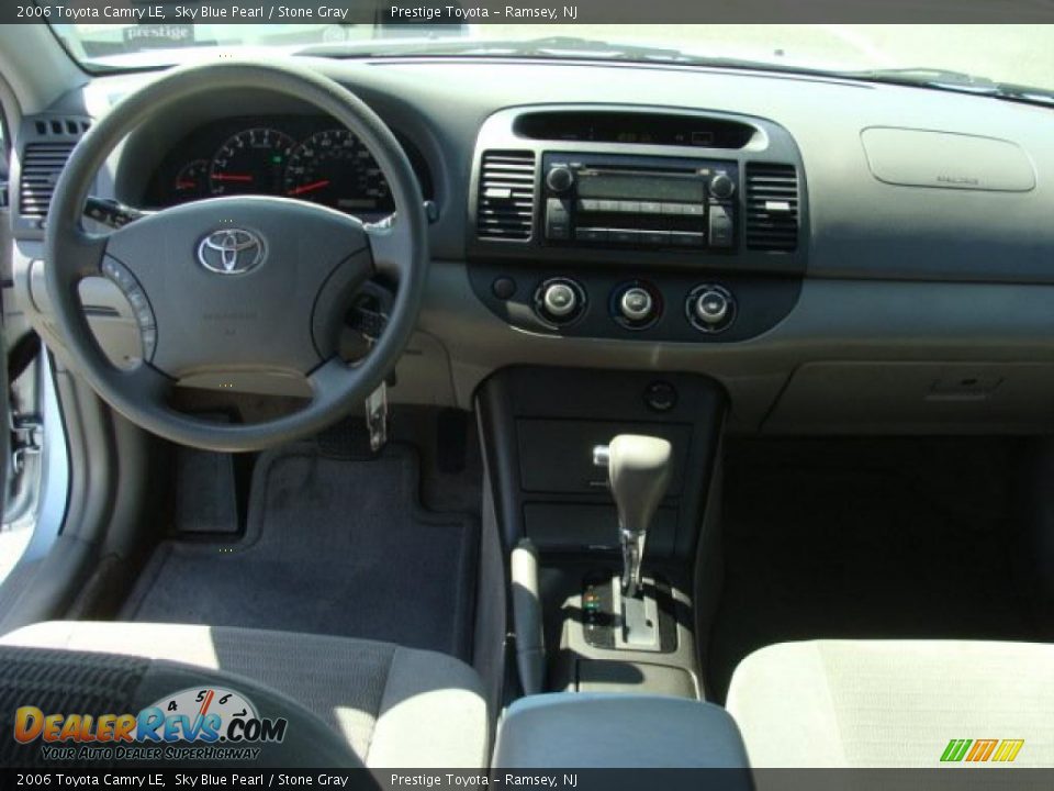 2006 Toyota Camry LE Sky Blue Pearl / Stone Gray Photo #9