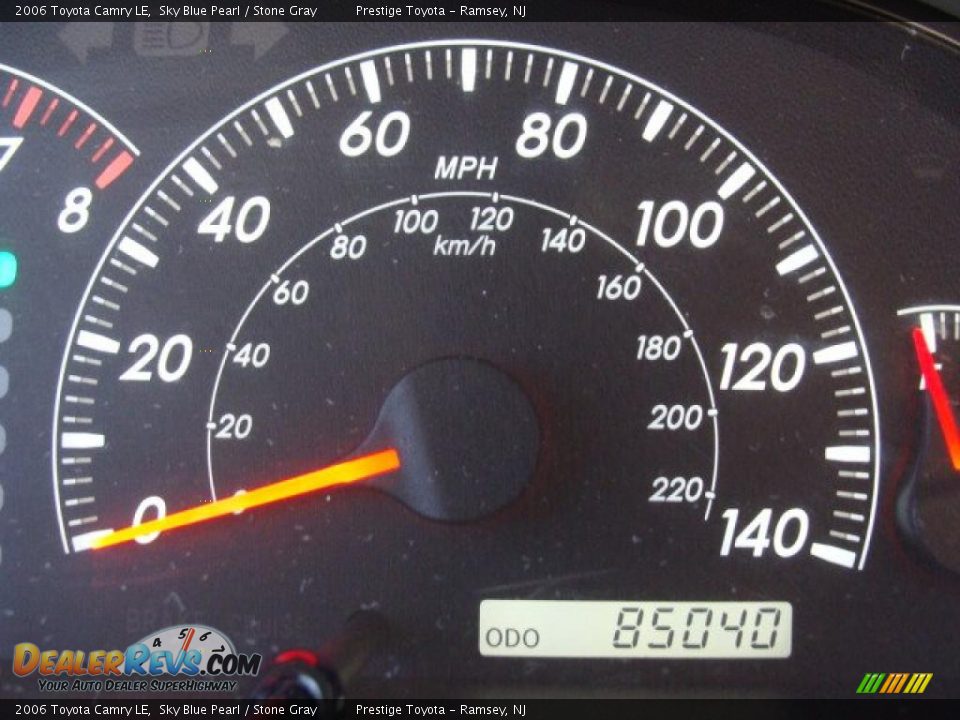 2006 Toyota Camry LE Sky Blue Pearl / Stone Gray Photo #10