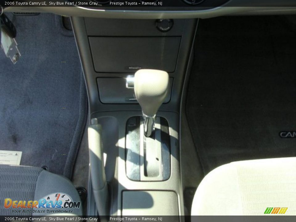 2006 Toyota Camry LE Sky Blue Pearl / Stone Gray Photo #12