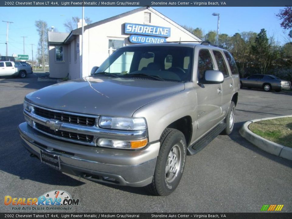 2002 Chevrolet Tahoe LT 4x4 Light Pewter Metallic / Medium Gray/Neutral Photo #1