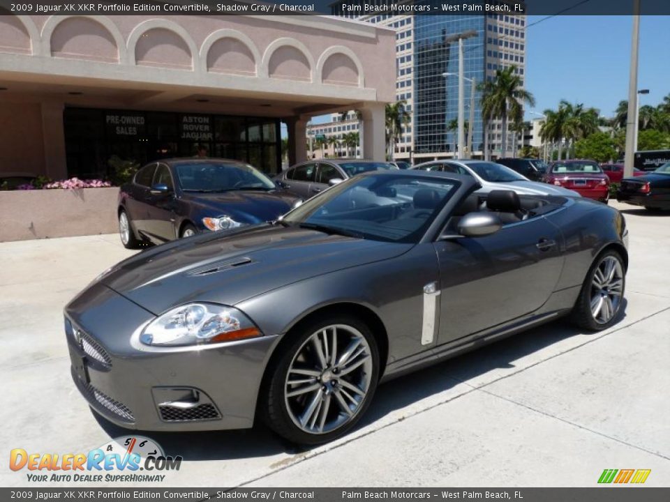 2009 Jaguar XK XKR Portfolio Edition Convertible Shadow Gray / Charcoal Photo #1