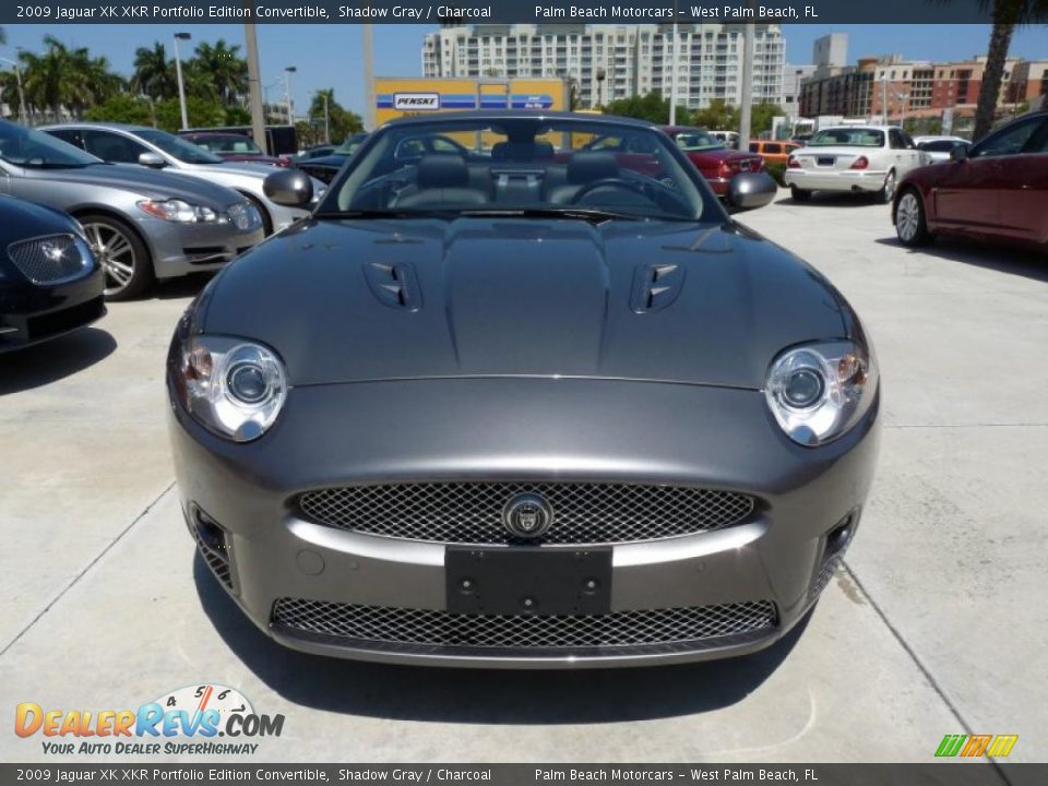 2009 Jaguar XK XKR Portfolio Edition Convertible Shadow Gray / Charcoal Photo #2