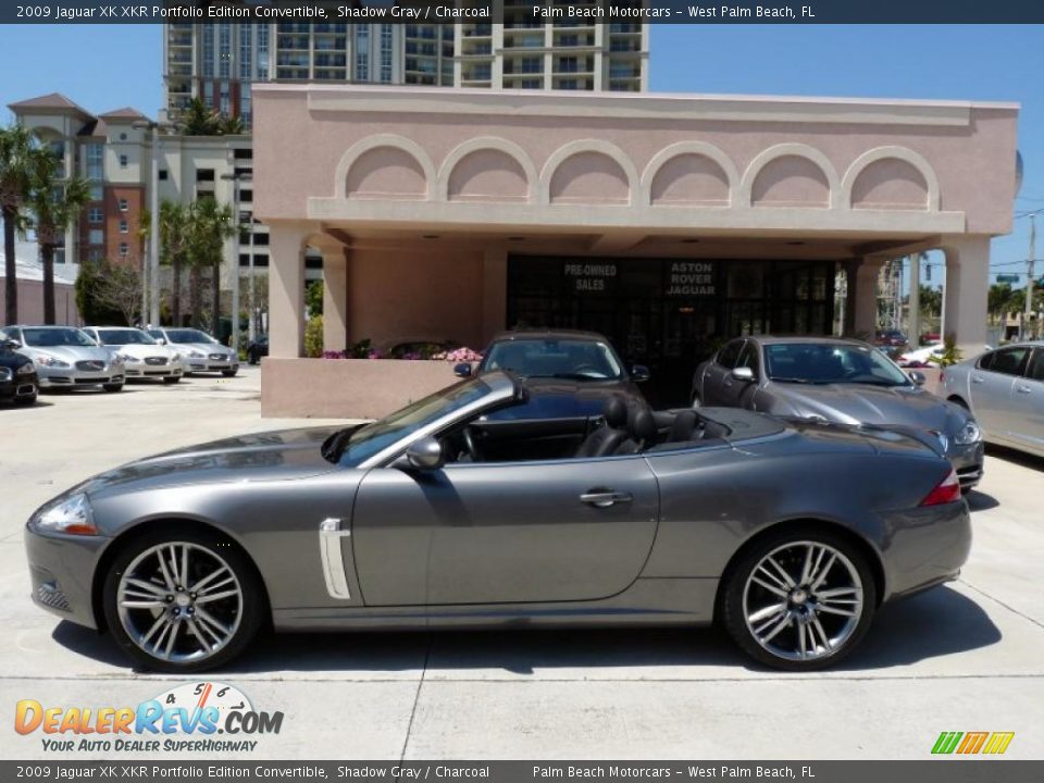 2009 Jaguar XK XKR Portfolio Edition Convertible Shadow Gray / Charcoal Photo #3