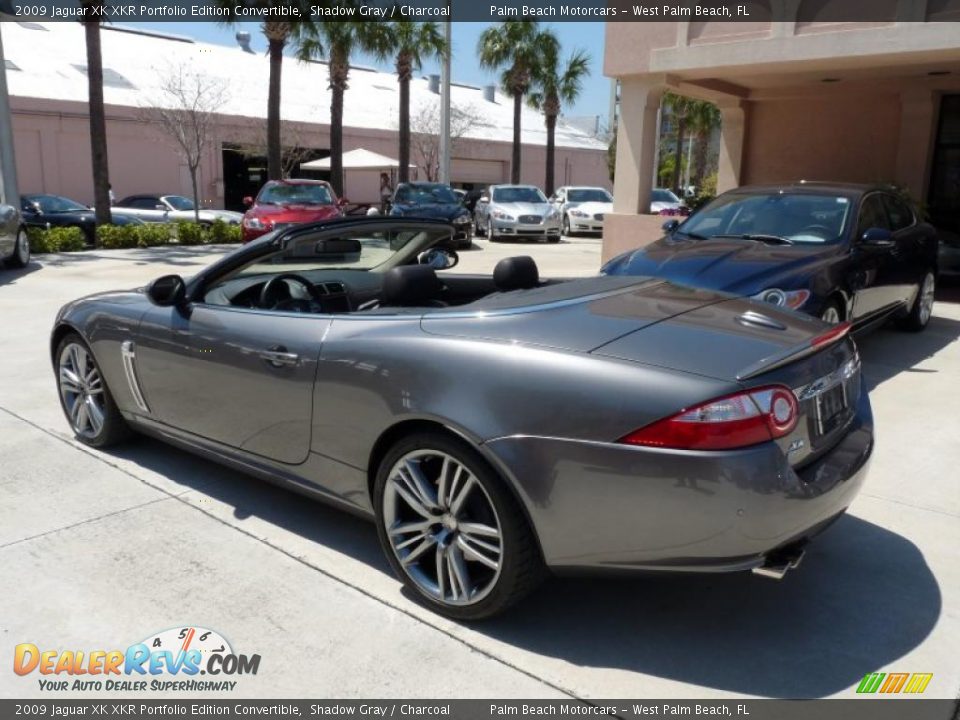 2009 Jaguar XK XKR Portfolio Edition Convertible Shadow Gray / Charcoal Photo #4